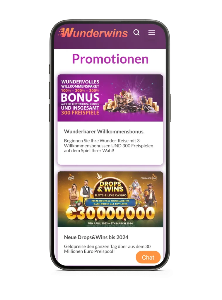 wunderwins casino bonus ohne einzahlung